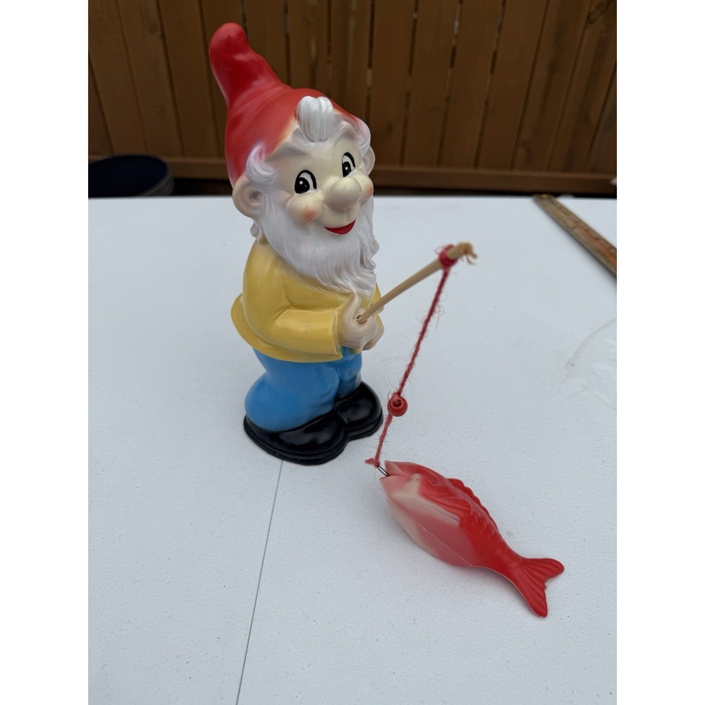 Garden Gnome‎ Germany Durable PVC Gartenwwerg Fishing